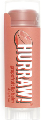 Hurraw! Grapefruit Lip Balm: Organic, Certified Vegan, Cruelty And Gluten Free. Non-Gmo, 100% Natural Ingredients. Bee, Shea, Soy And Palm Free. Made In Usa