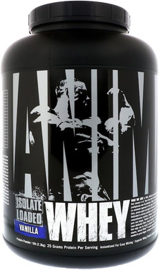 Animal Whey Isolate Whey Protein Powder  Isolate Loaded For Post Workout And Recovery  Low Sugar With Highly Digestible Whey Isolate Protein - Vanilla - 5 Pounds ( Packaging May Vary )