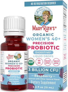 Usda Organic 40+ Womens Probiotic Liquid Drops By Maryruth'S | Probiotics For Digestive Health | Gut Health For Women | Vegan | Dairy Free | 30 Servings