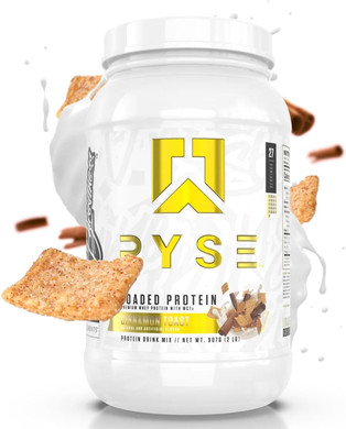 Ryse Up Supplements Loaded Protein Powder | 25G Whey Protein Isolate & Concentrate | With Prebiotic Fiber & Mcts | Low Carbs & Low Sugar | 27 Servings (Cinnamon Toast)