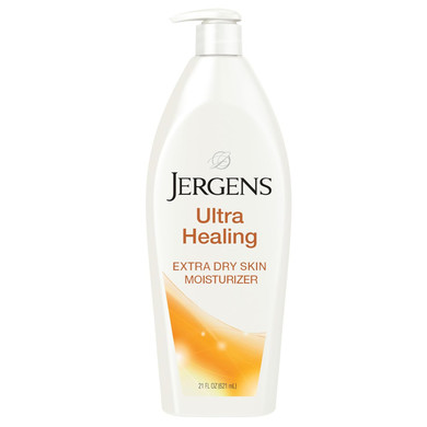 Jergens Ultra Healing Dry Skin Moisturizer, Body And Hand Lotion, For Absorption Into Extra Dry Skin, 21 Ounce, With Hydralucence Blend, Vitamins C, E, And B5