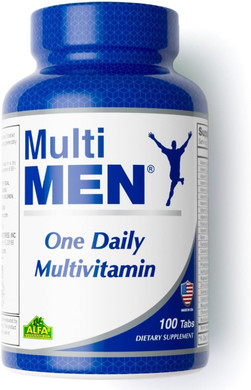 Multi Men 100 Tablets - Dietary Supplement - Vitamins & Minerals - Herbs - Amino Acids - Antioxidants