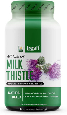 Milk Thistle Organic - 120 Servings Of 2000Mg - Strong  4 Month Supply  Ccof Organic - Silymarin Thisilyn Seed Standardized Extract 4:1 Capsules - Made In The Usa