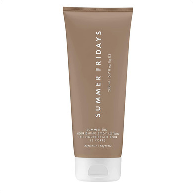 Summer Fridays Summer Silk Nourishing Body Lotion (6.7 Fl Oz) - Hydrating Body Lotion With Hyaluronic Acid, Shea Butter, Grapeseed Oil, And Cocoa Butter - Non-Greasy Body Lotion For Everyday Use
