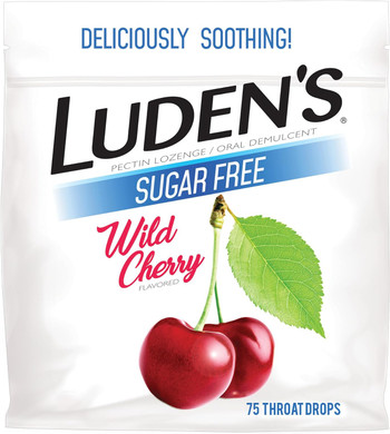 Ludens Deliciously Soothing Throat Drops, Wild Cherry Flavor, 90 Count