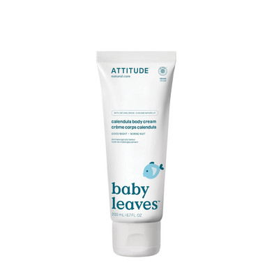 Attitude Body Cream For Baby, Ewg Verified, Made With Naturally Derived Ingredients, Vegan, Good Night, 6.7 Fl Oz