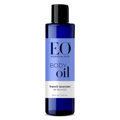 Eo Body Oil: Massage And Moisturize, French Lavender, 8 Ounce