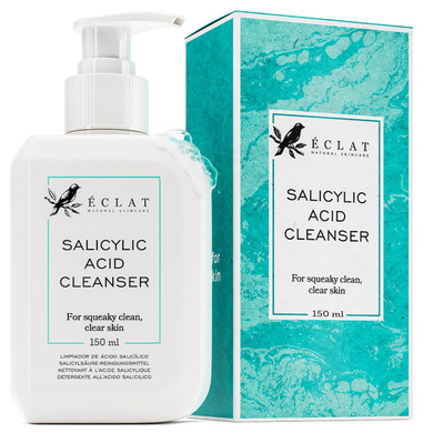 Blemish-Fighting Acne Face Wash - Salicylic Acid Cleanser With Niacinamide, Vitamin E & Green Tea, Salicylic Acid Face Wash, Facewash Pore Cleanser For Women & Men, Foaming Cleanser For Regular & Oily