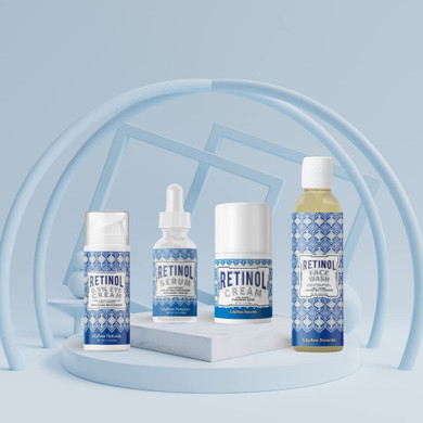 Lilyana Naturals Skin Care Set - Retinol Set With Face Wash, Eye Cream, Serum, And Retinol Cream - Skin Care Products