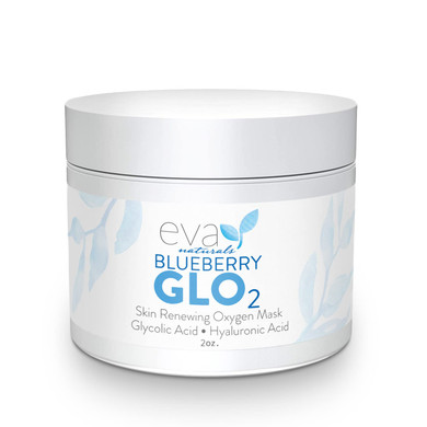 Eva Naturals Glo2 Oxygen Clay Masks For Face Skin Care - Exfoliating Pore Minimizer Face Masks Skin Care - Anti-Aging Facial Skin Care Products - Hydrate & Restore All Skin Types - 2 Oz