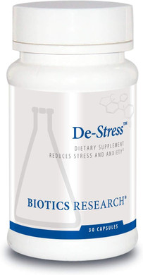 Biotics Research De Stress The All Natural Way To Reduce Stress 30 Capsules Per Bottle