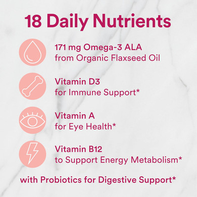 Smartypants Organic Women'S Multivitamin Gummies: Biotin, Probiotics, Methylfolate, Omega 3 (Ala), Vitamin D3, C, Vitamin B12, B6, Vitamin A, K & Zinc, Gluten Free, 120 Count (30 Day Supply)