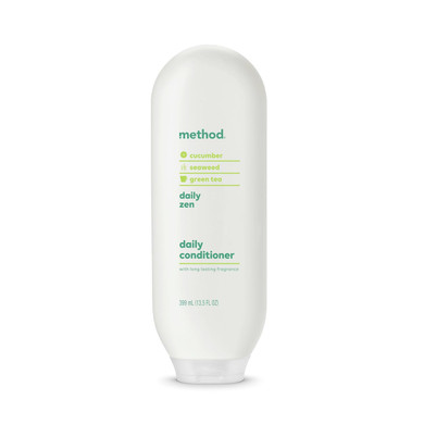 Method Everyday Conditioner, Daily Zen with Cucumber, Green Tea, and Seaweed Scent Notes, Paraben and Sulfate Free, 13.5 oz (Pack of 1)