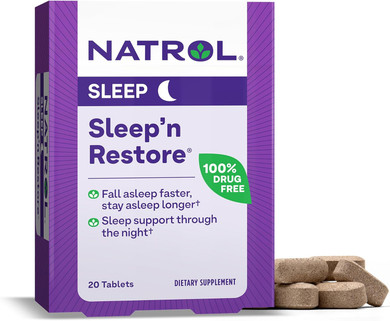 Natrol Sleep N Restore Tablets, 20 Count