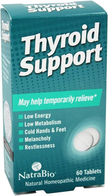 Natra-bio, Thyroid Support, 60 Tab (Packaging May Vary)