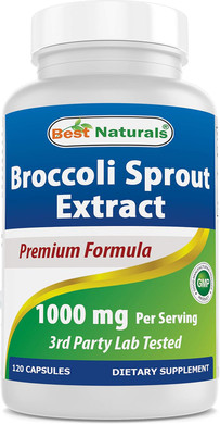 Best Naturals Broccoli Sprouts Extract, 1000 Mg, 120 Count