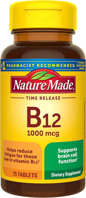 Nature Made Vitamin B12 1000 Mcg, Dietary Supplement For Energy Metabolism Support, 160 Time Release Tablets, 160 Day Supply