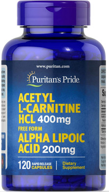 Puritan's Pride Acetyl L-carnitine Free Form