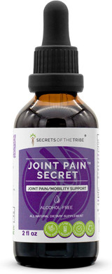 Secrets Of The Tribe - Joint Pain Secret, Joint Pain/Mobility, Herbal Supplement Blend Drops Alcohol-Free Liquid Extract (2 Fl Oz)