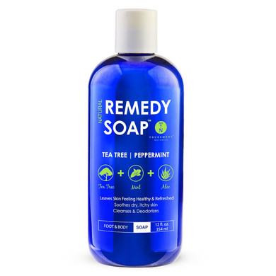 Truremedy Naturals Remedy Tea Tree Oil Body Wash - Body Wash That Helps Body Odor, Ringworm, & Skin Irritations - Tea Tree Soap Body Wash (1 Pk, 12 Oz)