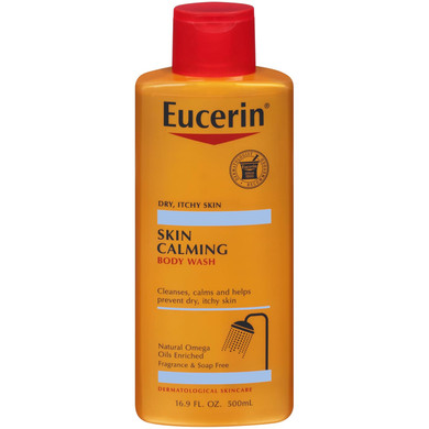 Eucerin Skin Calming Body Wash - Cleanses And Calms To Help Prevent Dry, Itchy Skin - 16.9 Fl. Oz. Bottle