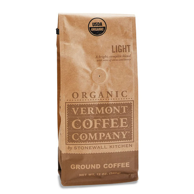 Vermont Coffee Company Organic Light Ground Coffee, 12 Oz