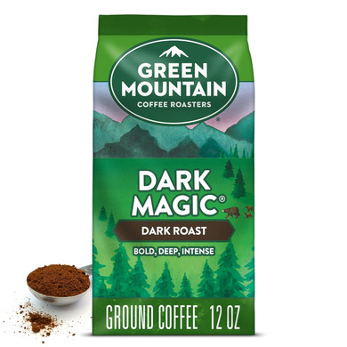 Green Mountain Coffee Roasters, Dark Magic, Ground Coffee, Dark Roast, Bagged 12Oz