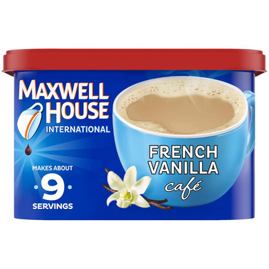 Maxwell House International French Vanilla Cafã£Â© Instant Coffee (8.4 Oz Canister)