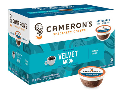 Cameron'S Coffee Single Serve Pods, Velvet Moon, 12 Count (Pack Of 6)