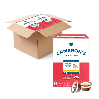 Cameron'S Coffee Single Serve Pods, Flavored, Toasted Southern Pecan, 24 Count (Pack Of 4)