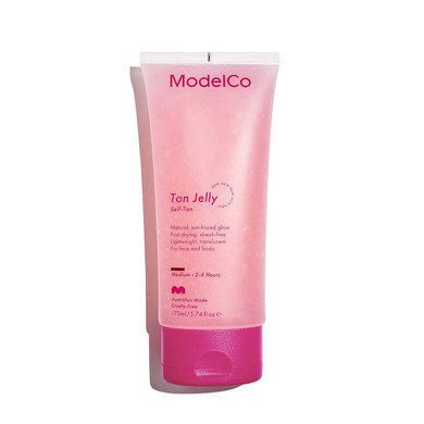 ModelCo Self-Tan Jelly - Lightweight, Fast-Absorbing - Ultra-Light, Fresh Jelly Formula - Healing And Conditioning Properties - Refreshing Texture - Suitable For Face And Body - Medium - 5.74 Oz Gel