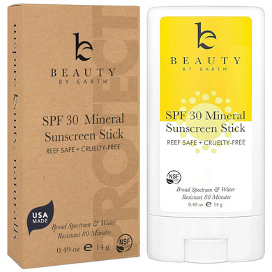 Face Sunscreen Stick - Spf 30 Mineral Sunscreen Face & Body, Travel Size Sunscreen, Kids Sunscreen Face, Toddler Sunscreen, Clear Zinc Sunscreen Face Stick, Sunblock Face Sunscreen For Sensitive Skin