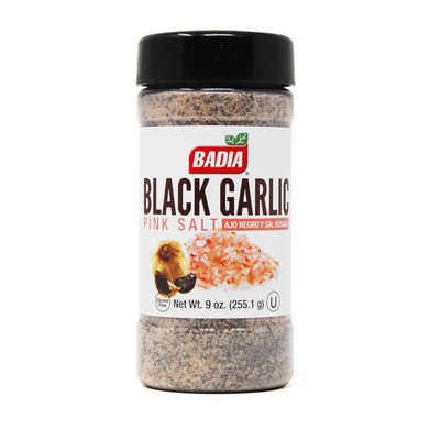 Badia Black Garlic Pink Salt, 9 Oz (Pack Of 1)