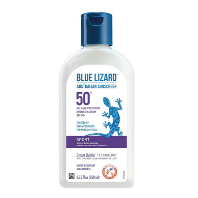 Blue Lizard Sport Mineral-Based Sunscreen Lotion - Spf 50+, Cream, Unscented, 8.75 Fl Oz8.75 Fl Oz (Pack Of 1)