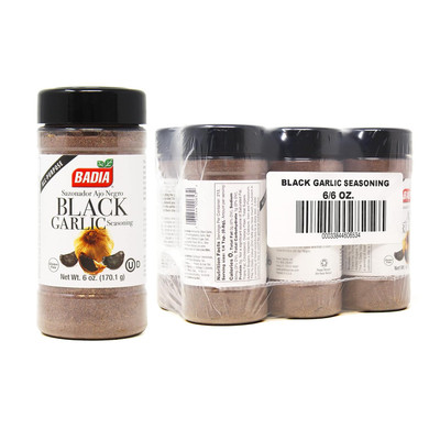 Badia Black Garlic Seasoning, Gluten Free, 6 Ounces (Pack Of 6)