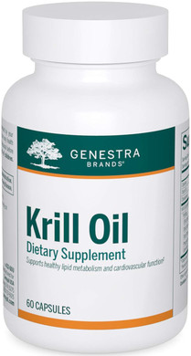 Genestra Brands Krill Oil | Blend Of Omega-3 Fatty Acids, Phospholipids, And Astaxanthin | 60 Capsules