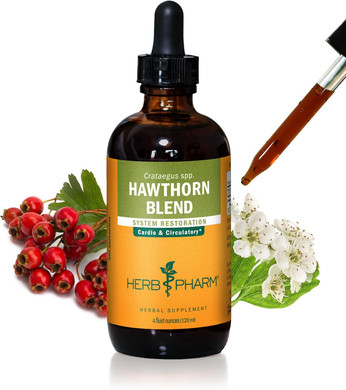 Herb Pharm Hawthorn Blend Liquid Extract For Cardiovascular And Circulatory Support - 4 Ounce