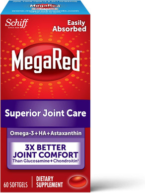 Schiff MegaRed Joint Care 60 Day Supply 60 Softgels