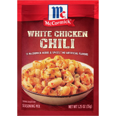 Mccormick White Chicken Chili Seasoning Mix, 1.25 Oz