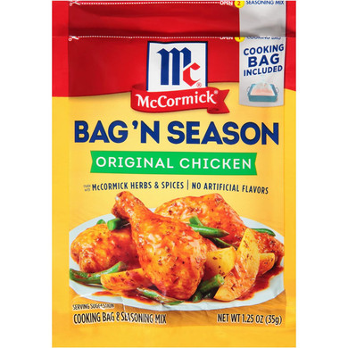 Mccormick, Bag 'N Season Chicken, 1.25 Oz