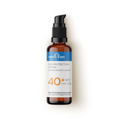 Mineral Sun Protection Lotion, Provides High Sun Protection And Nourishes The Skin 40+Spf Uva + Uvb I 100% Natural With Zinc Oxide I 100 Ml I Suitable For All Family Members, Including Newborns