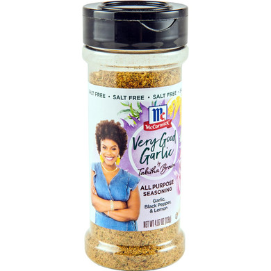 McCormick Very Good Garlic All Purpose Seasoning by Tabitha Brown, 4.87 oz