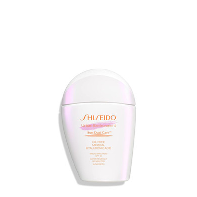 Shiseido Urban Environment Oil-Free Mineral Sunscreen Spf 42-1 Fl Oz - Protects, Hydrates, Mattifies & Works As Face Primer - Water Resistant For 40 Minutes - Reef Friendly, Non-Comedogenic