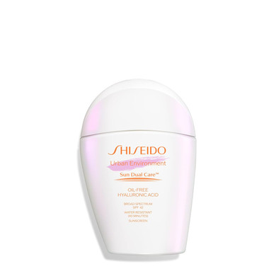 Shiseido Urban Environment Oil-Free Sunscreen Spf 42 - Protects, Hydrates, Mattifies & Works As Face Primer - Water Resistant For 40 Minutes - Non-Comedogenic