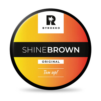 Byrokko Shine Brown Premium Tanning Accelerator Cream 6.4 Fl Oz (190 Ml), Effective In Sunbeds & Outdoor Sun, Achieve A Natural Tan With Natural Ingredients