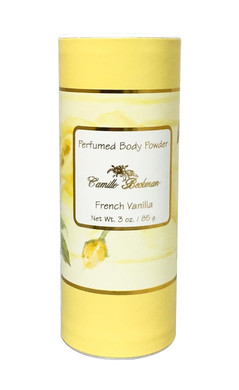 French Vanilla Scented Talc-Free Body Powder, Perfumed Dusting Powder | Camille Beckman 3 Ounce