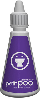 All Natural Toilet Odor Drops Eliminator Deodorizer Odor Blocker Liquid Blocker Air Freshener - Travel Dropper Personal Bottle (Sugar Flower Teen)