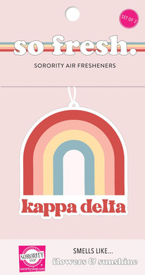 Kappa Delta - Rainbow Air Freshener - 2/Pack - Flowers & Sunshine Scent