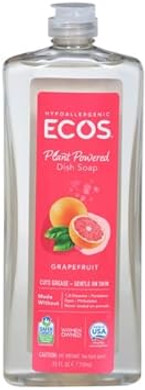 Ecos, Dishmate Liquid Grapefruit, 25 Fl Oz