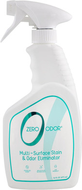 Zero Odor  Multi-Surface Stain Remover & Odor Eliminator - Remove Stains And Odor Patented Molecular Technology Best For Carpet, Rug, Linens, Furniture, Floors, 16Oz